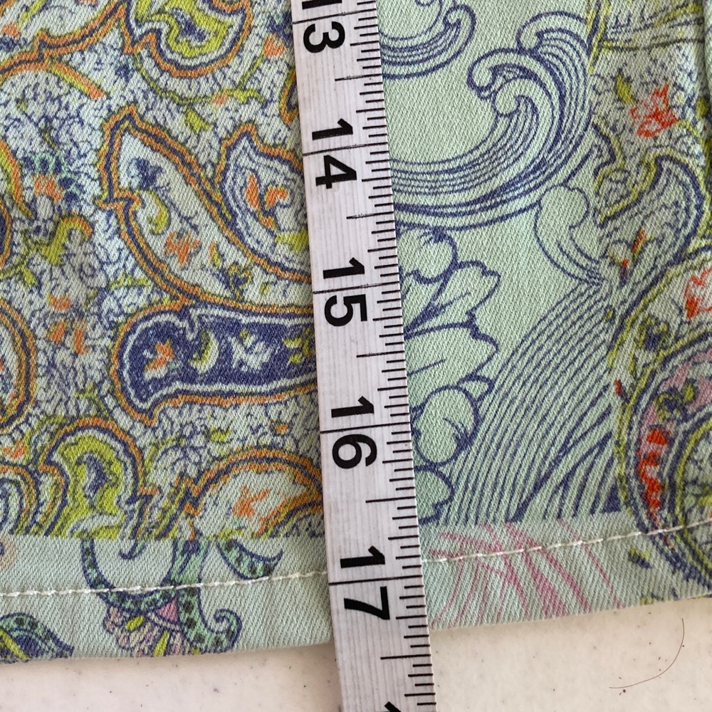 Pilcro Denim Multicolor Paisley Mini Skirt - Picture 8 of 8